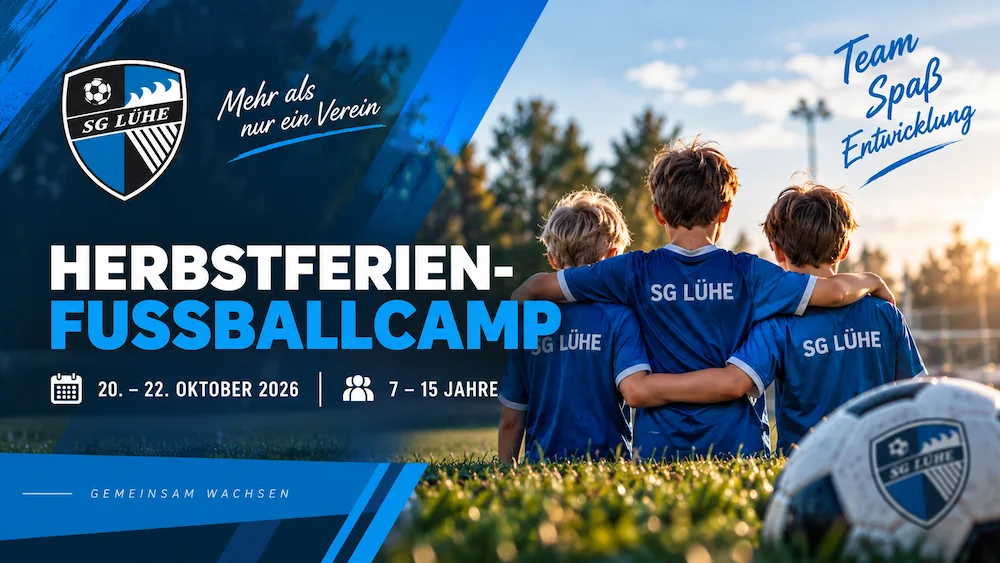 Herbstferien-Fußballcamp der SG Lühe